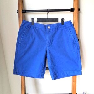 Bonobos Blue Flat Front Shorts Casual Style - Size 34